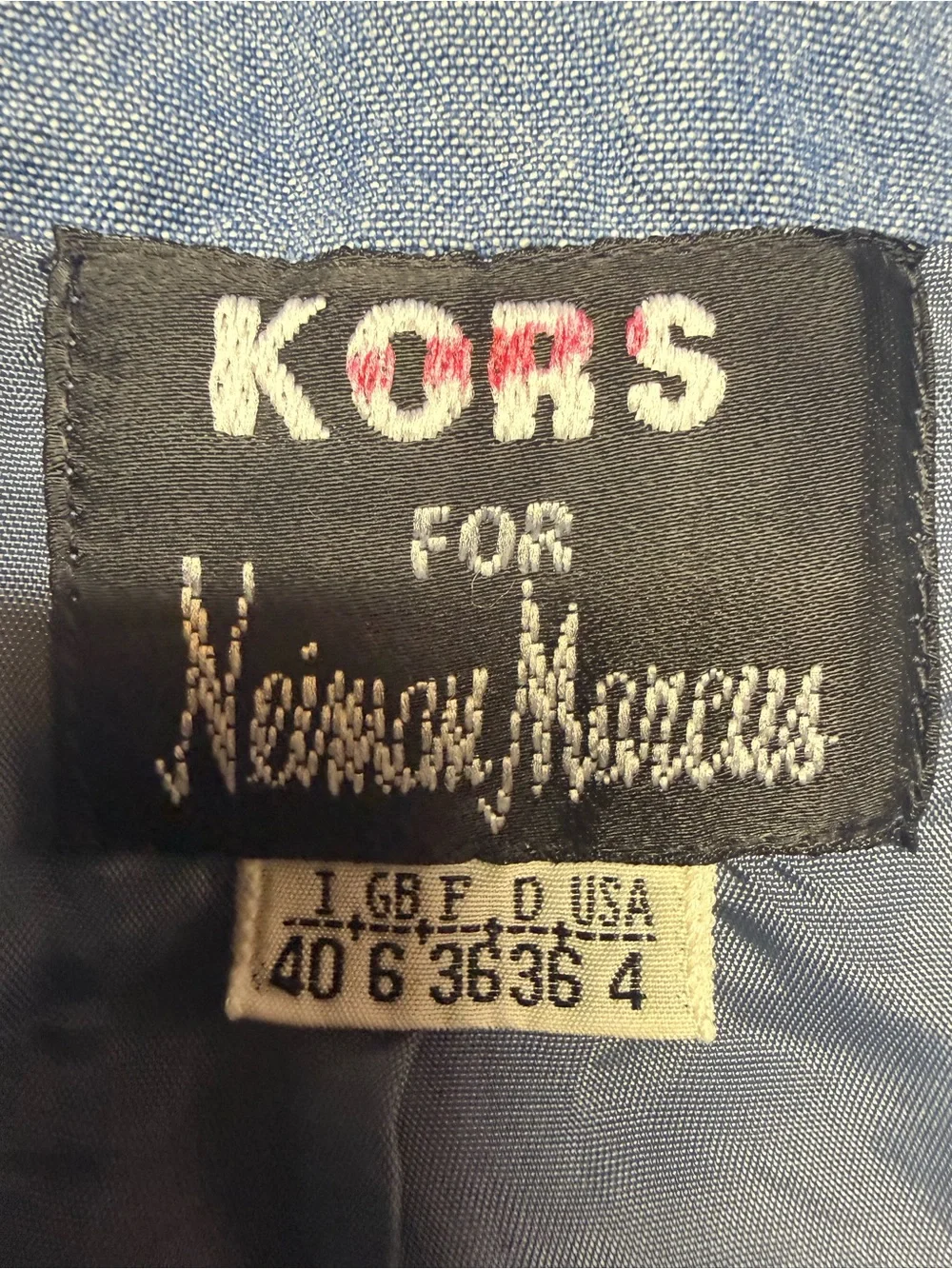 Y2K Michael Kors Light Blue Double-Breasted Sleeveless halter waistcoat vest